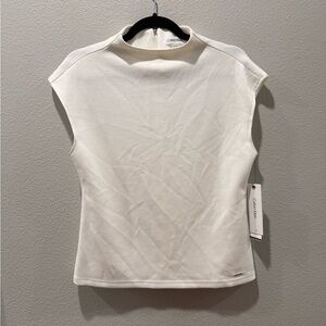 🤍 NWT Calvin Klein Women’s Blouse – Zipper Back – Size S
